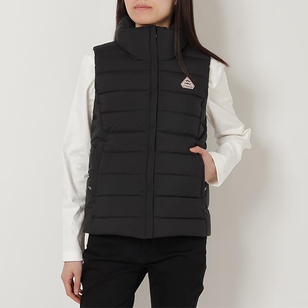 ダウンジャケット コート スプートニック ベスト ブラック レディース HWS004 BLACK