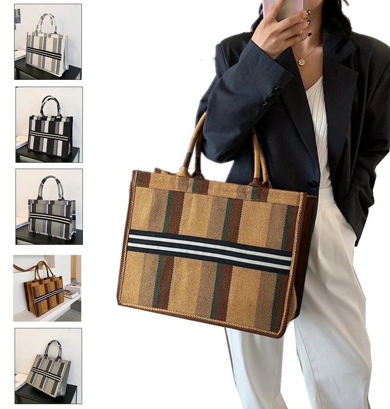 レディースバッグ鞄トートバッグハンドバッグキャンバス大容量A４サイズ３カラーTWOSIZE30%までに制限