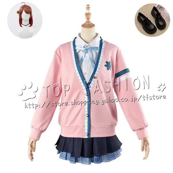 学園アイドルマスター 風 花海佑芽 はなみうめ コスプレ衣装 ウィッグ cosplay コスチューム ハロウィン クリスマス