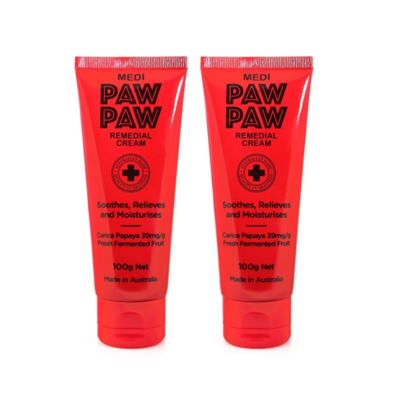 【大容量】Medi Paw Paw パウパウ クリームレメディアル クリーム 100g 2個 全身用 保湿ケア 肌になじむ しっとりクリーム 韓国コストコ並行輸入品