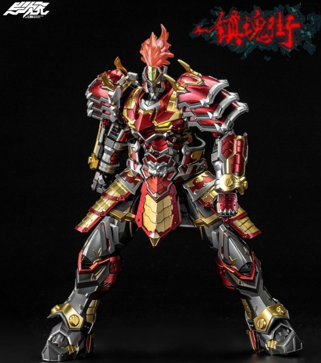新品未開封異次元重工 アニメ鎮魂街 許緒 キョチョ 27cm 合金完成品 可動フィギュア