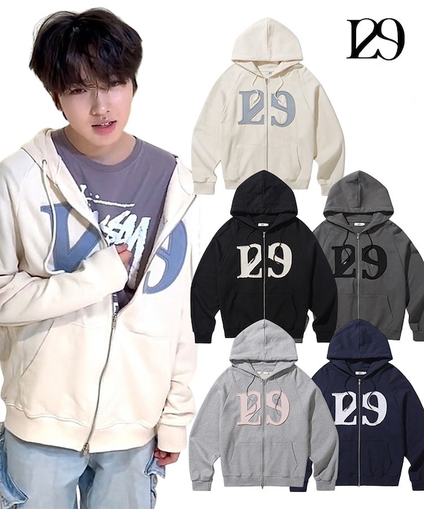 Qoo10 ILLIGO 129 LOGO PATCH 無地 長袖