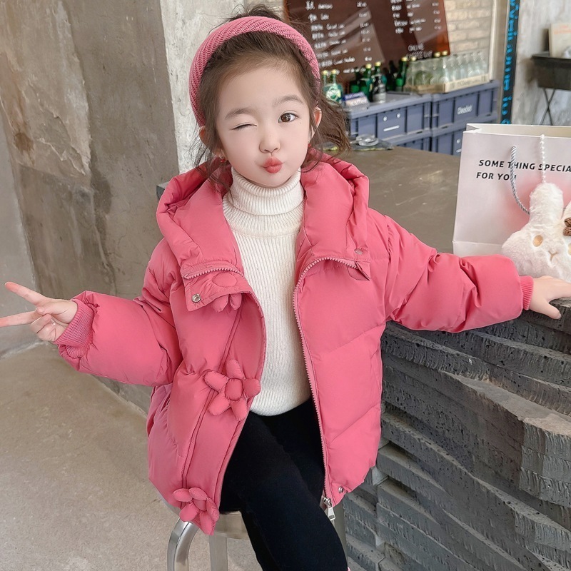 子供服子供用小花ダウンジャケット