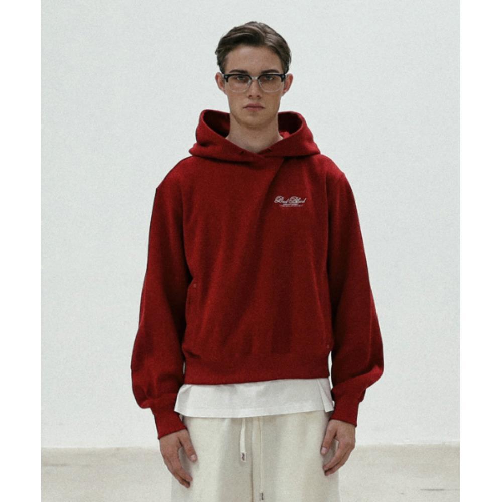 BADBLOOD classic logo hoodie red w-hde24-029