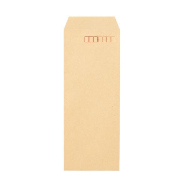 TANOSEE クラフト封筒 テープ付 70g 長4 枠あり 1000枚入 [x10セット]