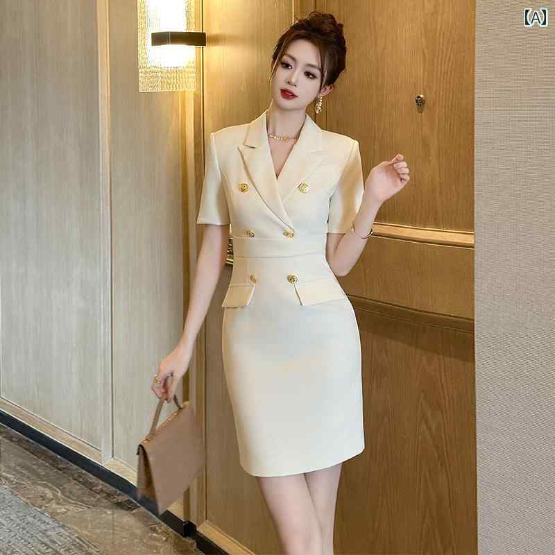 ドレス　パーティー　レディース の 駅の スーツ ドレスの 夏の のの お姫様の スタイル ハイエンド 軽い 贅沢な 小さい プロの 摩耗 ヒップ スカート