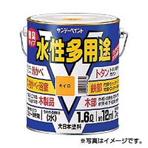 サンデーペイント水性多用途　0.7L　赤　1ケース（6個入り）　代引き不可商品K