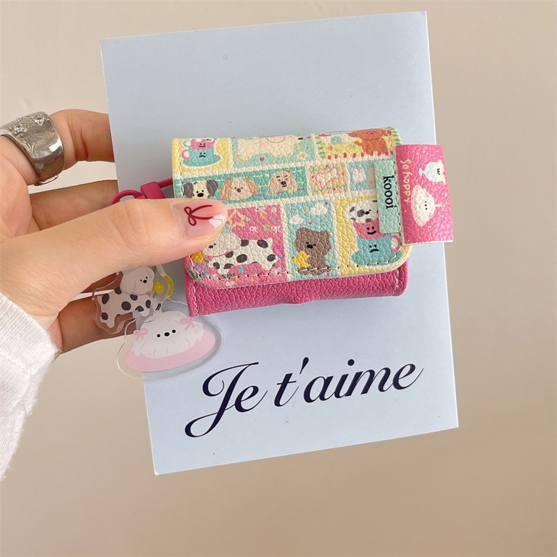 Apple Airpods世代保護ケースに適した漫画ステッチレザーパターンpro2世代イヤホンケースワイヤレス