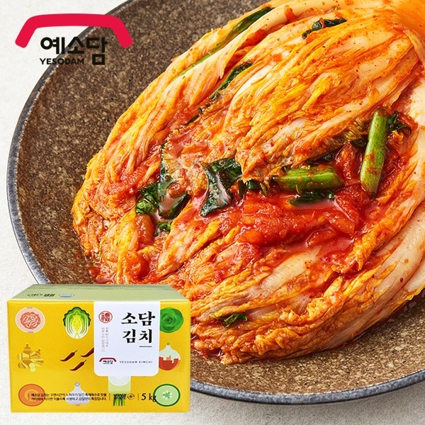[YESODAM] 韓国産 白菜キムチ ポぎキムチ / 5kg イェソダム キムチ 業務用 大容量 冷蔵発送 韓国キムチ (冷蔵)