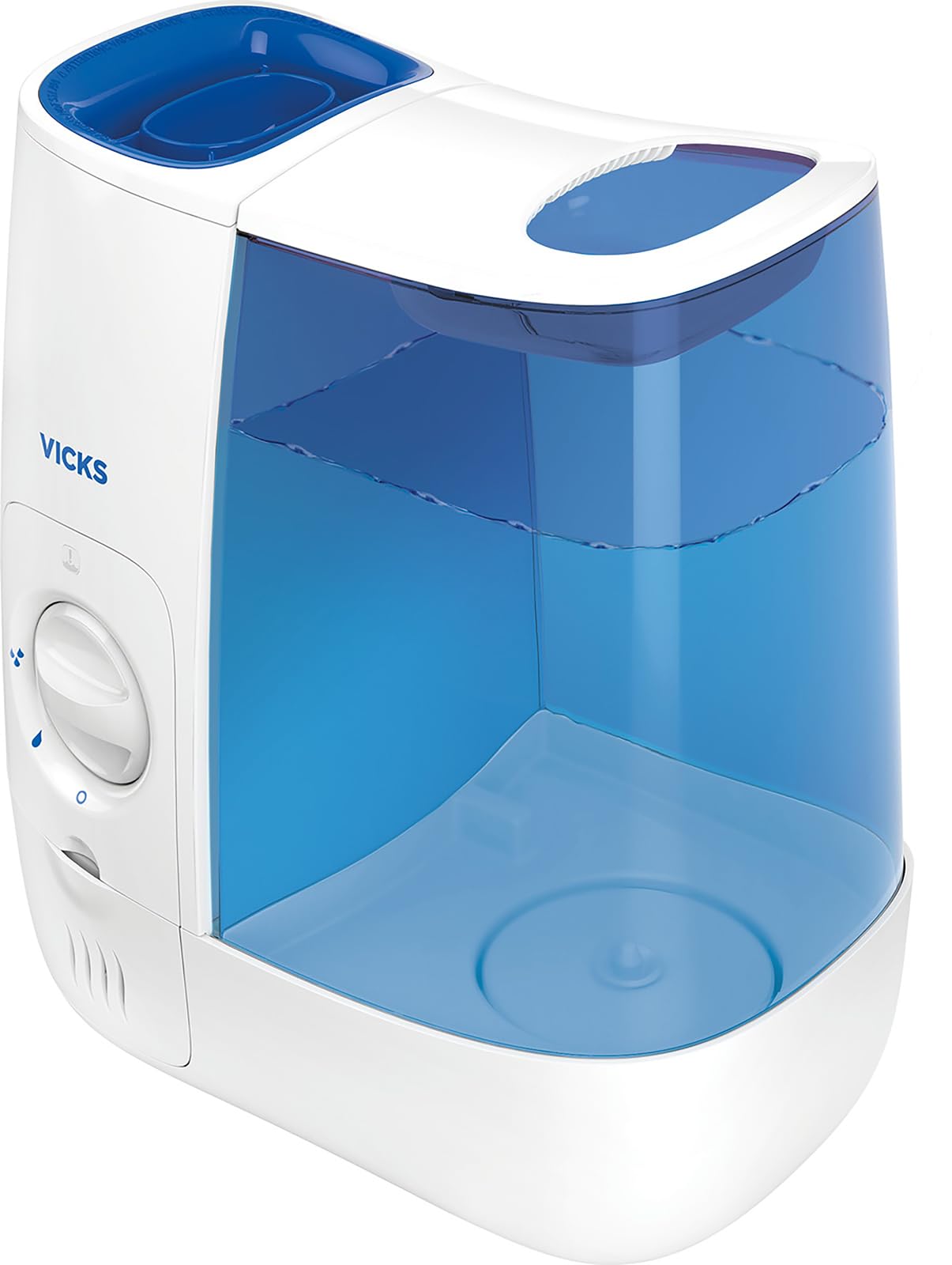 Vicks ヴィックス スチーム式加湿器 8畳 VICKS 加熱式 3.7L ホワイト VWM845JA