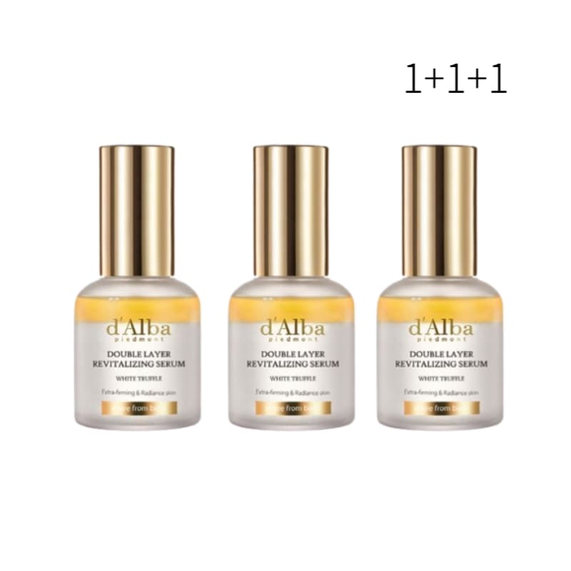 1+1+1 ホワイト トリュフ ダブル レイヤー リバイタライジング セラム 30ml + 30ml + 30ml 3個