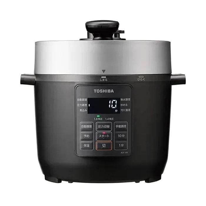 電気圧力鍋 2L RCP-30R ブラック RCP-30R-K 圧力調理 無水調理 低温調理