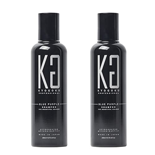 Kyogoku ブルーパープル カラーシャンプー 紫シャンプー シャンプー ムラサキシャンプー ケア成分配合 ムラシャン (ブルーパープル) (