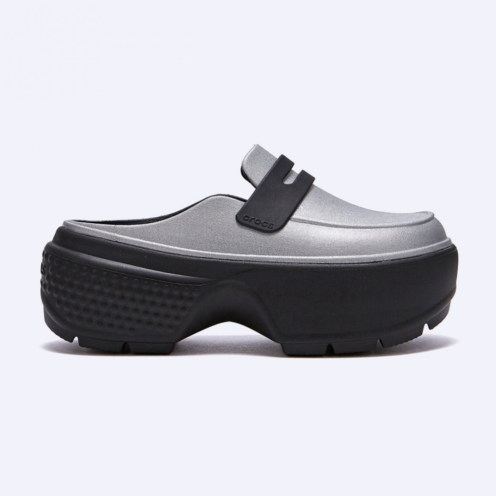 クロックスストンプメタリックローファー/210363-01V