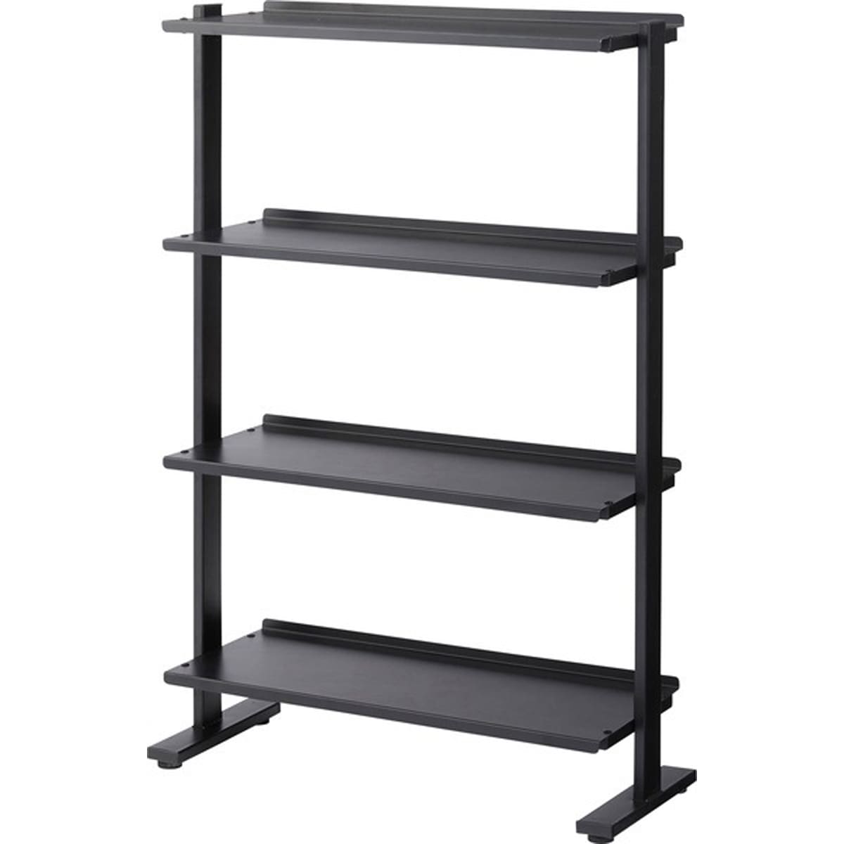 2WAYラック DIS-74BK DIS-74SBR DIS-74WH 4段 ラック 棚 収納棚 オープンラック 店舗ディスプレイ 什器 シンプル ブラック スモークブラウン ホワイト