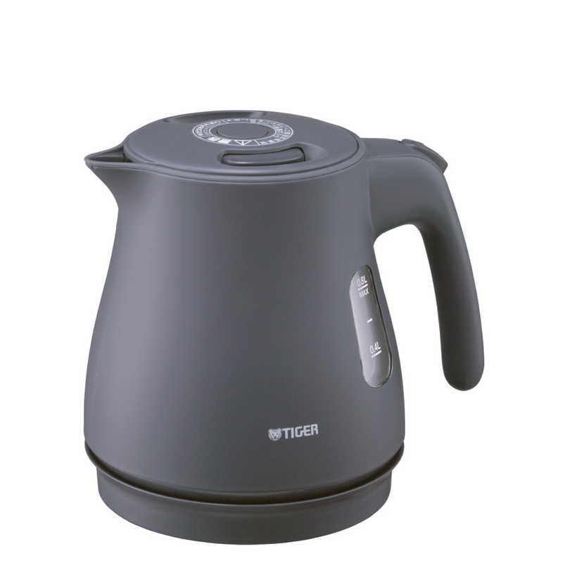 タイガー　TIGER　蒸気レス電気ケトル ［0.8L］ ナイトブラック　PCV-A080KN