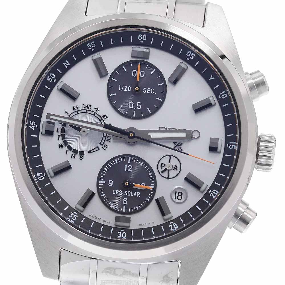 セイコー SEIKO SBED009/5X83-0AH0-1 プロスペックス スピードタイマー GPSソーラー ソーラー電波 メンズ 極美品 箱付き_955041【中古】