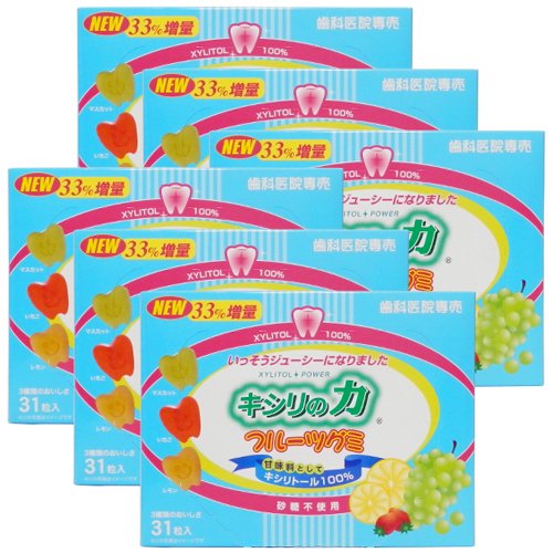 キシリの力 フルーツグミ 124ｇ × 6箱