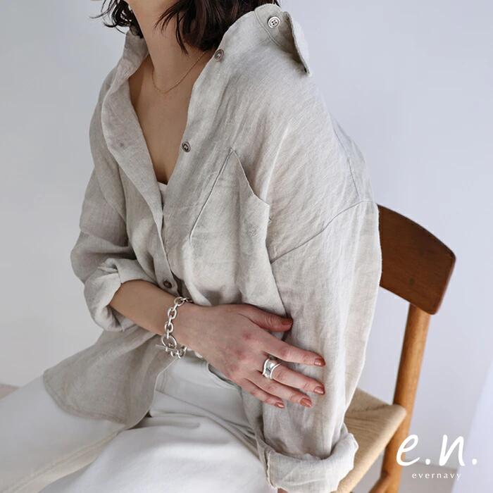 リネン オーバーサイズ シャツ レディース トップス リネンシャツ シアーシャツ 体型カバー ゆったり 楽ちん シアー 長袖 麻100% きれいめ t04