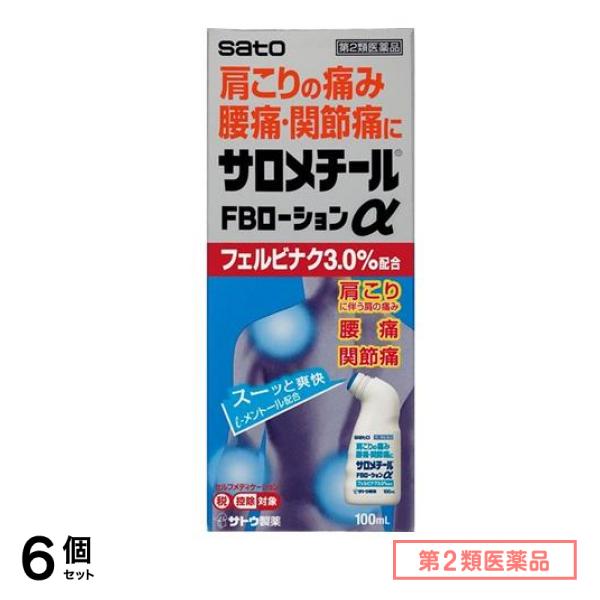 第２類医薬品 サロメチールFBローションα 100mL 6個セット