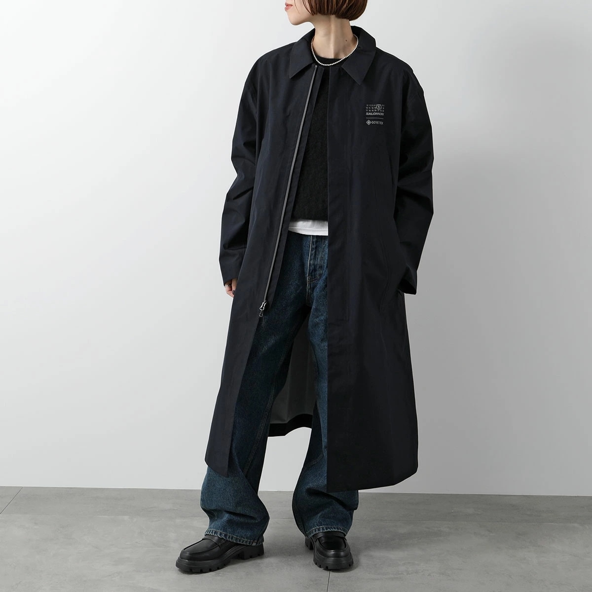 MM6 × SALOMON エムエムシックス メゾンマルジェラ サロモン コラボ トレンチコート SH0AH0003 M35200 レディース GORE-TEX SH0AH0003M35200900