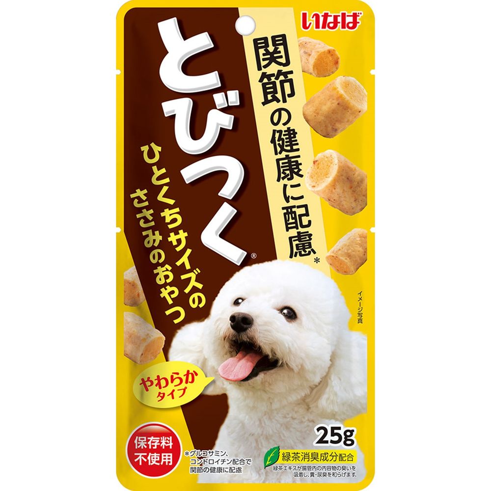 （まとめ買い）いなば とびつく 関節の健康に配慮 25g 犬用おやつ [x36]
