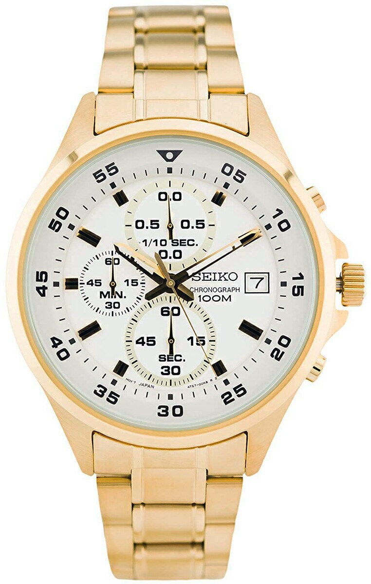 [10年保証] SEIKO SKS632P1 セイコー クオーツ 100m 防水 [逆輸入品]