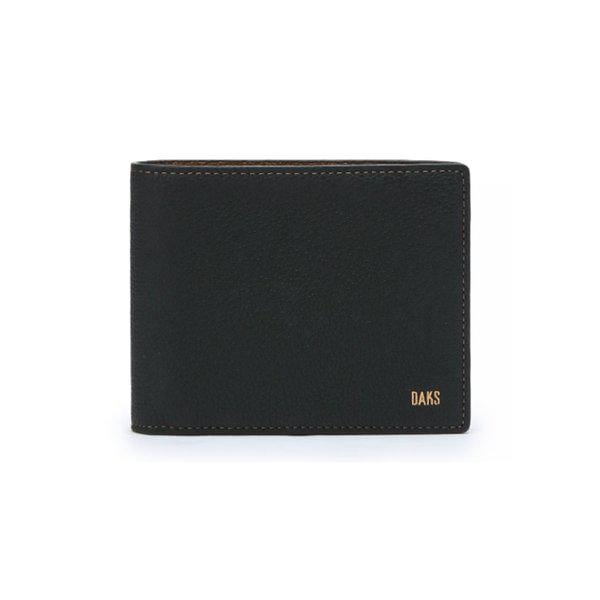 ツートンカーキブラウンカラーコンビDAKS二つ折り財布DBWA5E703
