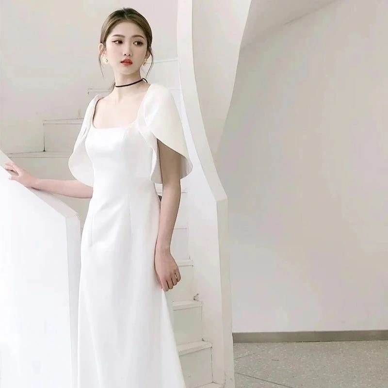 パーティードレス新作 結婚式 ドレス 演奏会 ウェディングドレス 白 ロング お呼ばれドレス 花嫁ロングドレスドレス ウエディングドレス ロングドレス 成人式