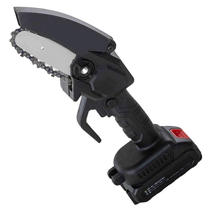 ハンディチェーンソー 5点セット 本体 バッテリー 充電器 プラスドライバー 収納ケース 片手 楽 簡単 パワフル切断 太枝の切断 庭木の剪定 DIY /マジカルハンディチェーンソー