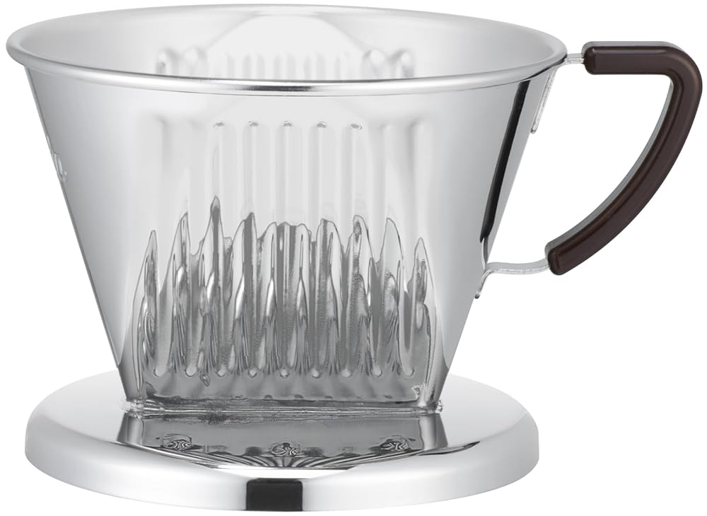カリタ Kalita ステンレス製 コーヒー ドリッパー 2~4人用 SS102 日本製 ドリップ 器具 二人用 四人用 2杯用 4杯用 おしゃれ