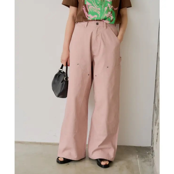 【Kastane】DOUBLE KNEE PAINTER PANTS