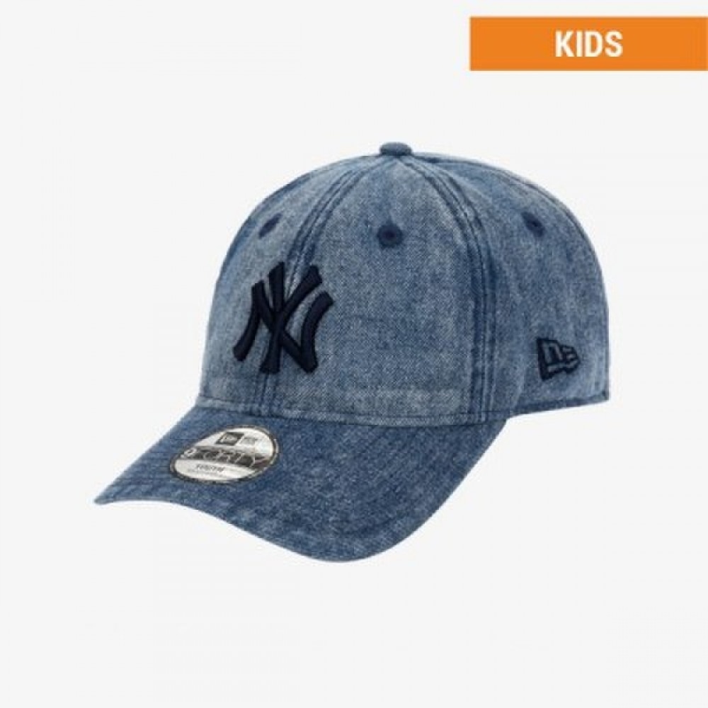 MLB キッズ ニューヨーク・ヤンキース コーストシリーズ アンストラップ ボールキャップ ブルー