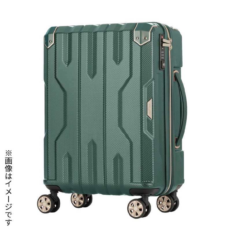 レジェンドウォーカー　スーツケース SPATHA 容量拡張 ファスナータイプ 宿泊目安：5泊～1週間 [TSAロック搭載 / 62L] グリーン　5109-60-GR