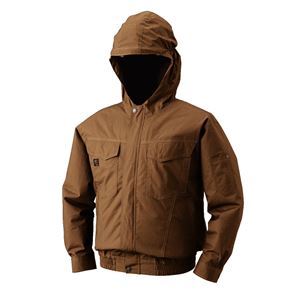 KU91410 空調服 R フード付き綿長袖ブルゾン FAN2200G・RD9261・LIPRO2セット キャメル L