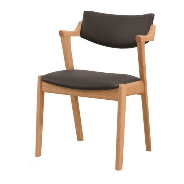 筑波産商 YUME2 205 セミアームチェア NR/BK 座カバーTMGR メーカー直送