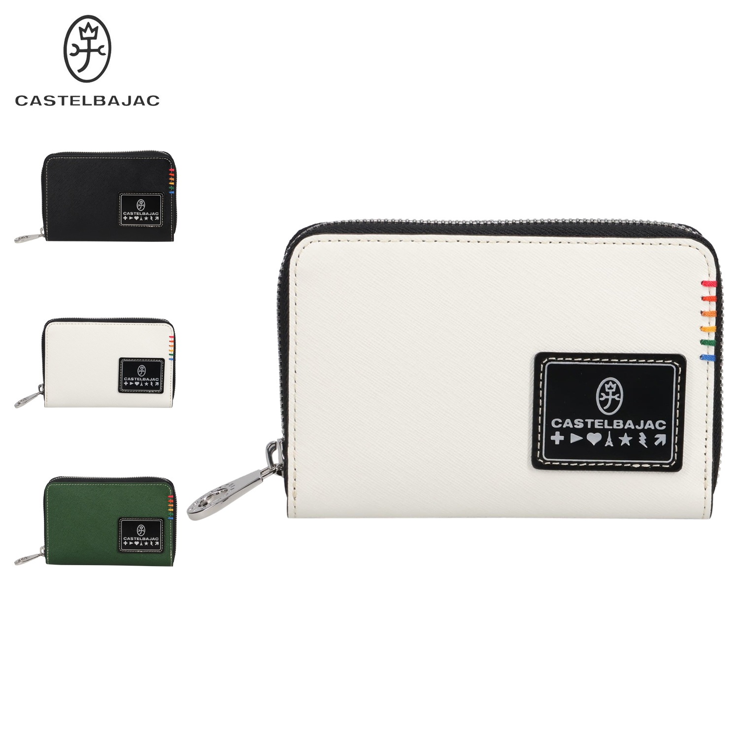 財布 長財布 セミ メンズ レディース ラウンドファスナー ソート 34614