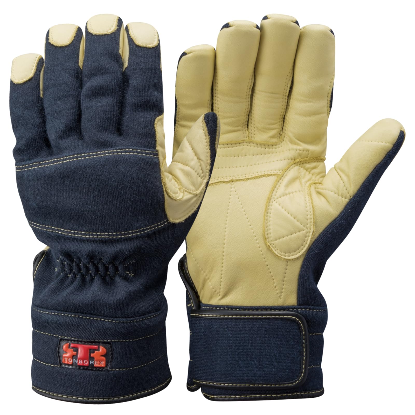 [TONBOREX] 3層構造 ケブラー繊維 防火 手袋 K-A175 消防団 訓練用 消防 災害 救助 機械的強度性能 高強度 高弾性 難燃性 耐熱 耐炎 引裂き 突刺し 摩擦抵抗 切創抵抗 レスキ