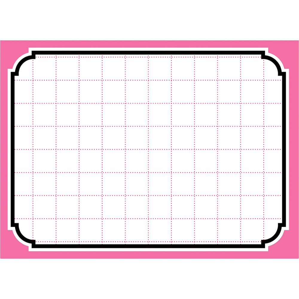 （まとめ買い）ササガワ POP用紙 大 ピンク枠 100枚入 12-2052 [x3]