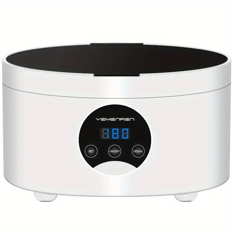 サウンドウェーブ技術 クリーニングマシン 23.6fl.oz（600ml） 大容量 48,000Hz 小型ホーム用 5段階タイマー設定 ダメージフリー メタル・ガラス・入れ歯 シェーバークリーナー