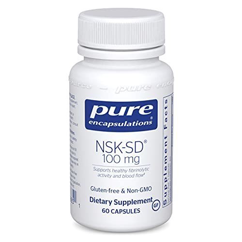 Pure Encapsulations - NSK-SD - ナットウキナーゼ 100 mg - 健康な血流循環を促進する酵素