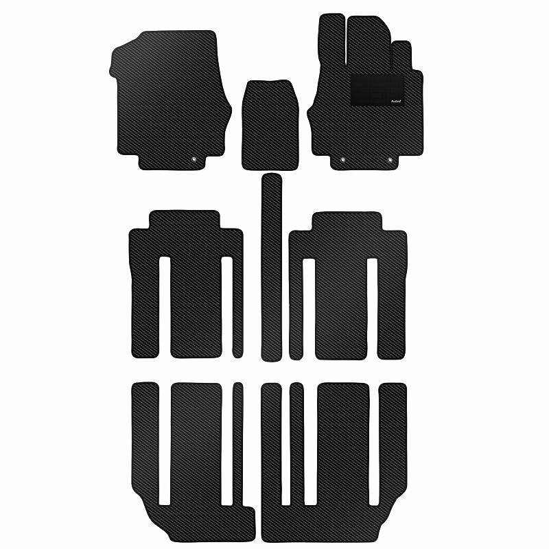 [防水マット]日産 セレナ C27 ガソリン e-POWER フロアマット [カーボン柄]