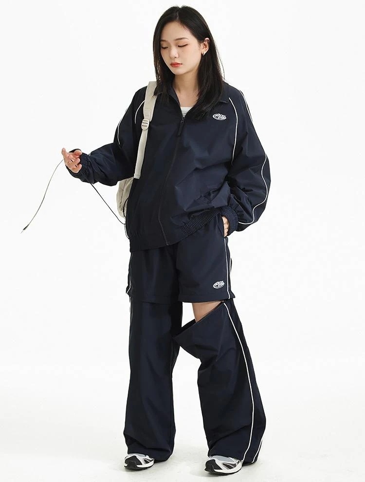 今年 秋冬 韓国 かわいい レディース フード付きアウターフーディーロゴブルゾン長袖シルエットトップスサイド冬カジュアルファッション系サイズお出かけフル丈トラック