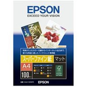 （まとめ）エプソン EPSON スーパーファイン紙 KA4100SFR A4 100枚 (×6セット)
