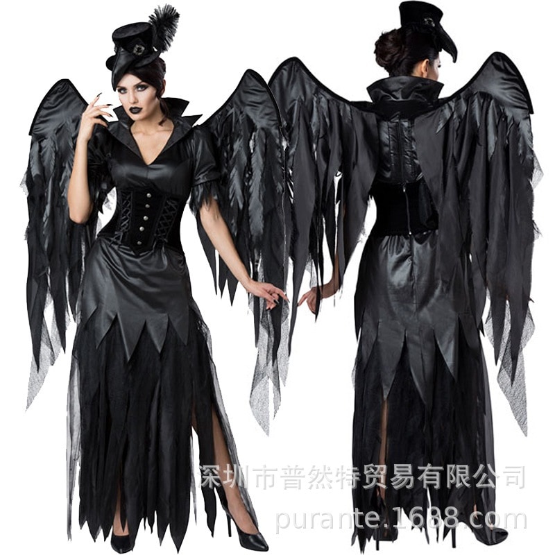 衣装女成人仮装舞踏会ハロウィンエンジェル悪魔衣装コスプレ出演衣装