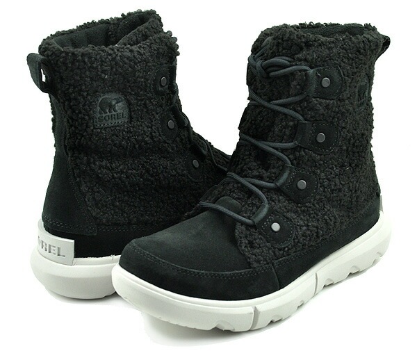 エクスプローラー ネクスト ジョアン コージー nl5030-010 スエード ボア ブーツ 防水 ブラック