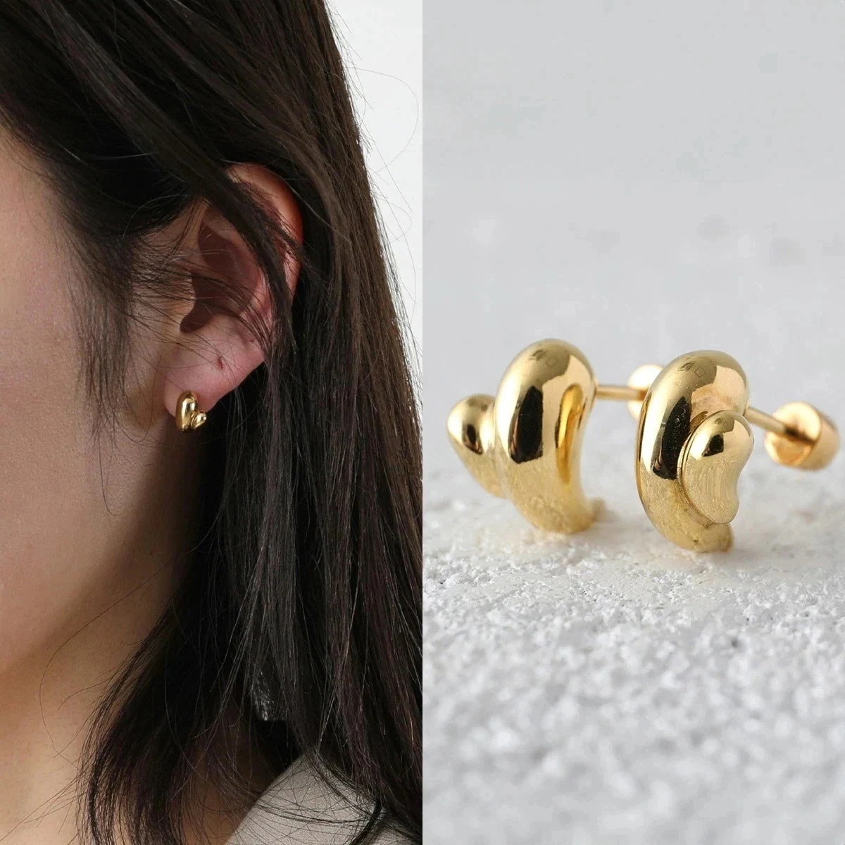 MARIA BLACK マリアブラック ピアス Sagene Trail Stud セーゲン トレイル スタッド 101091YG レディース 両耳販売 アクセ 【mega】