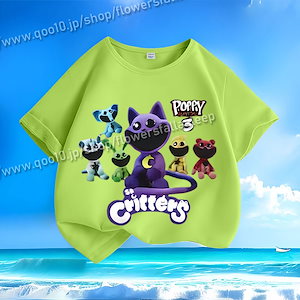 ポピープレイタイム Tシャツ 子供Tシャツ プリントトップス グッズ キャットナップ チャプター キャラクター Smiling Critters スマイリングクリッターズ