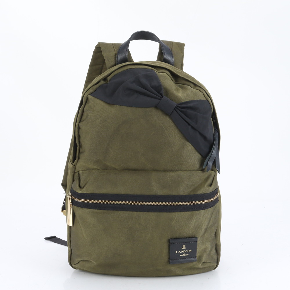 美品 リボン モチーフ トロカデロ リュックサック リュック バックパック ショルダー バッグ A4 レディース RUE CO9-4 中古