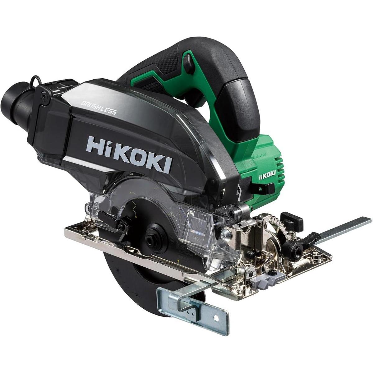 HiKOKI ハイコーキ 10.8V 充電式 集じん丸のこ 125mm 軽量2.4kg 蓄電池2個・充電器付 C1205DYA(2LSP) 丸ノコ マルノコ 丸鋸